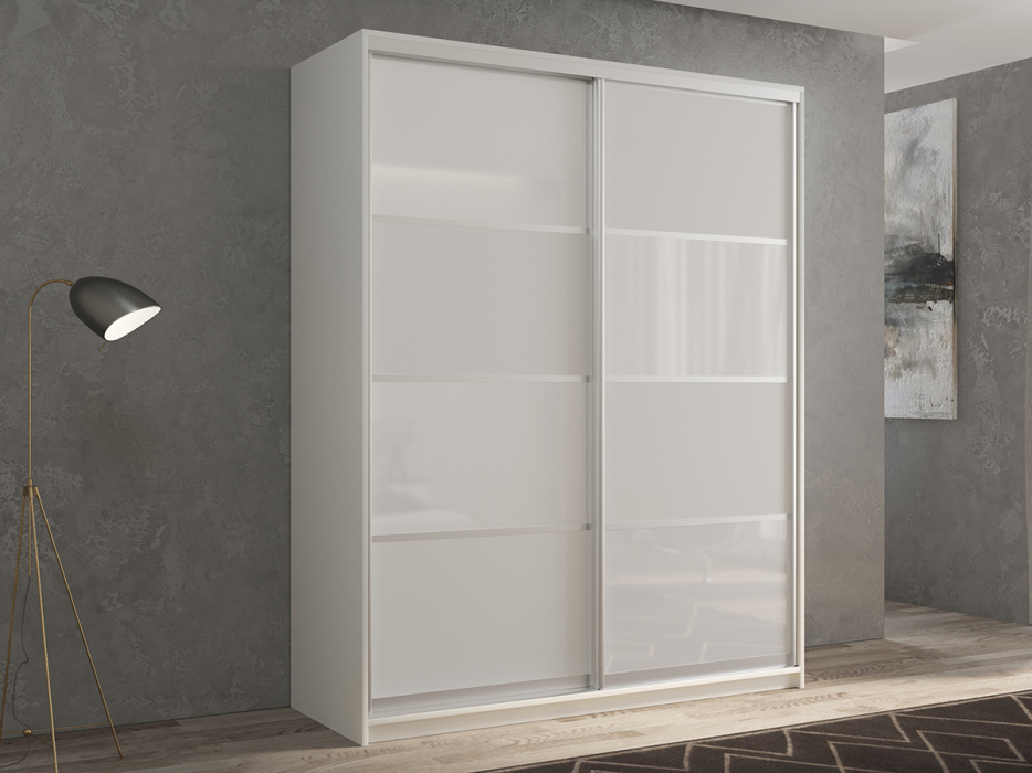 Шкафы-купе 2-х дверные, Шкаф-купе 2х дверный Кааппи 14 140х45