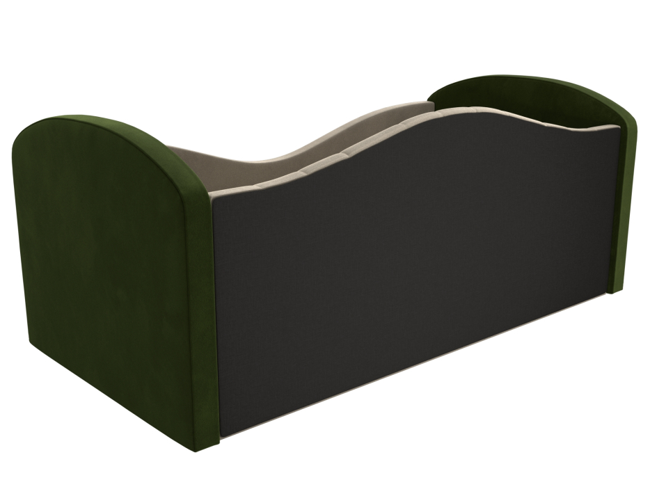 Кровати одноярусные, Детская кровать Сказка Люкс, микровельвет