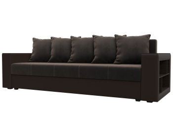 Диван прямой Дубай Лайт, велюр/экокожа