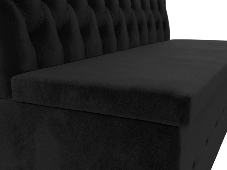 Диваны прямые кухонные, Кухонный прямой диван Вента, велюр