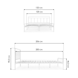 Кровать Рейк 120х200