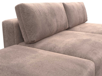 Диван прямой модульный с пуфом Лига-060 НПБ, велюр TOWER