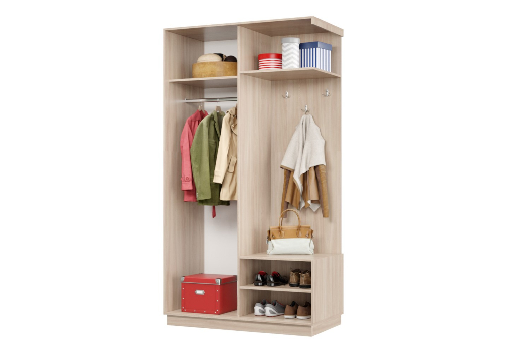 Прихожие, Прихожая Премьер 02 Лайт 11 Правая Мини