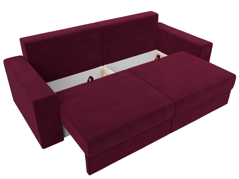 Диваны выкатные, Диван прямой Майами, микровельвет