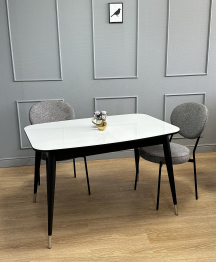 Стол Kenner 1300K раздвижной, стекло глянец