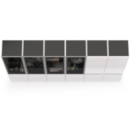 Стенка из шкафов Сидней № 19