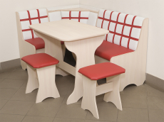 Кухонные уголки, Кухонный уголок Стиль 19Л (со столом СТ4) Дуб млечный