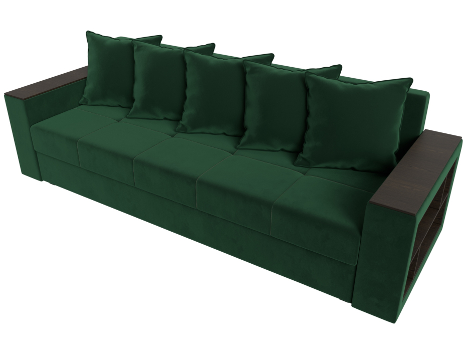 Диваны прямые, Диван прямой Дубай Лайт полки справа, велюр