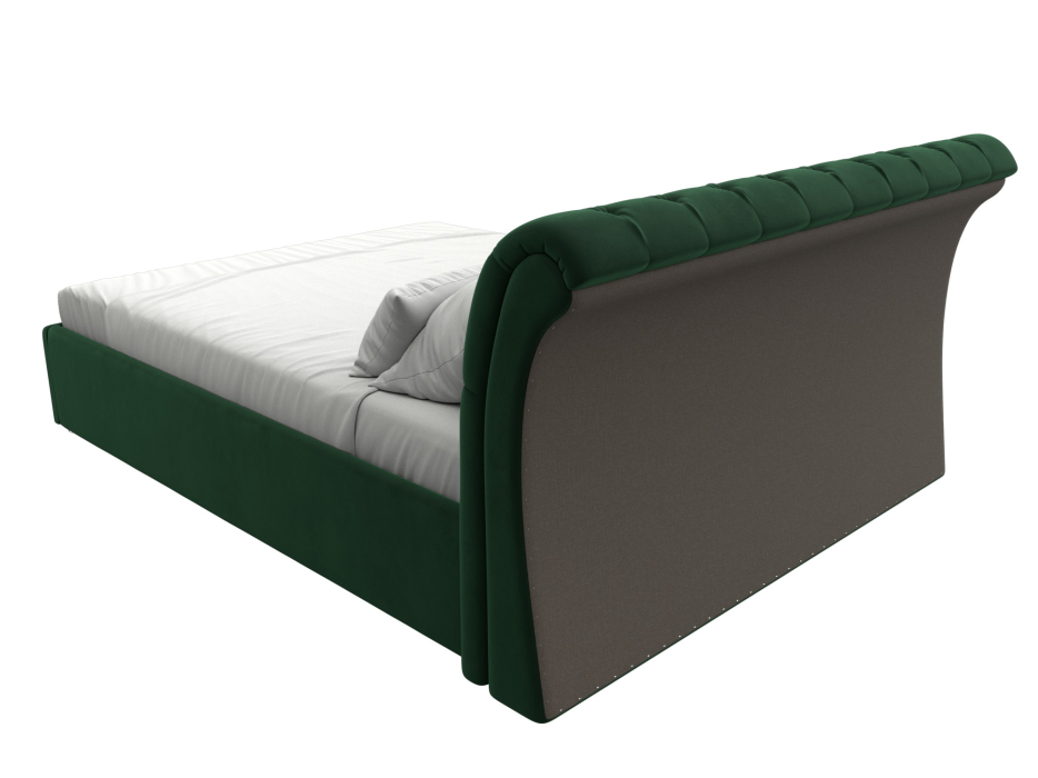 Мягкая кровать, Кровать интерьерная Сицилия 160, велюр