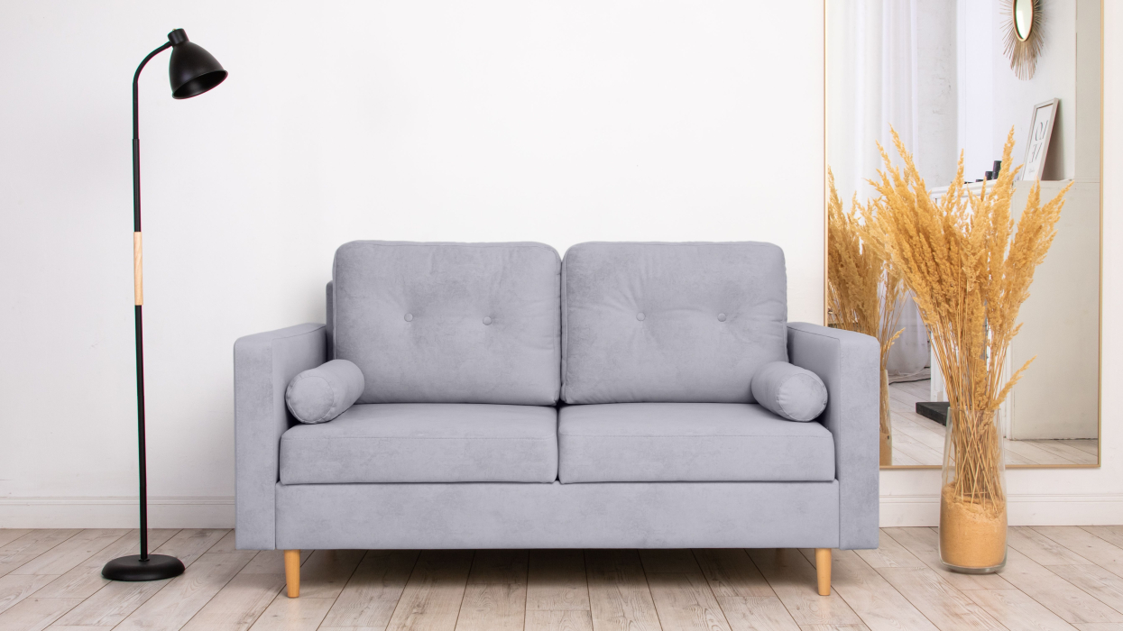 Диваны прямые кухонные, Диван Lucas 140, велюр