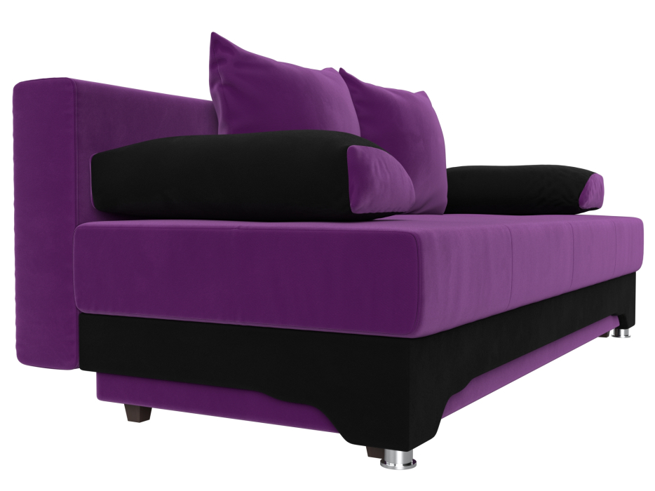 Диваны еврокнижки, Диван прямой Ник-2, микровельвет