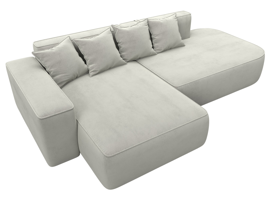 Диваны угловые в гостиную, Диван угловой Лига-065 угол левый, велюр TOWER