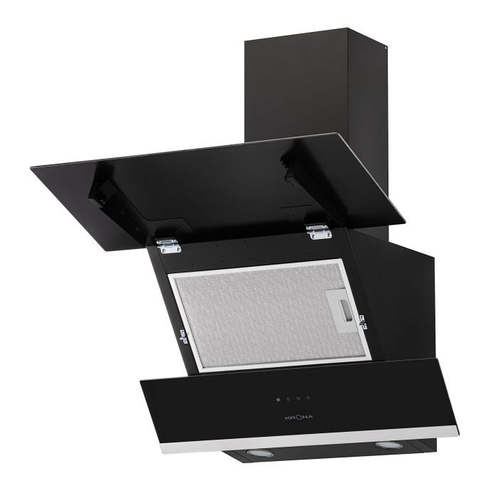 Вытяжки, Вытяжка кухонная IRMA 600 black/black sensor