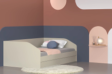 Кровати 120х200, Модульная система Карина Кровать КР-119 Серый Кашемир