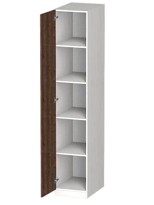 Для одежды, Распашной шкаф Лайф с полками 40*60*215 Северное дерево