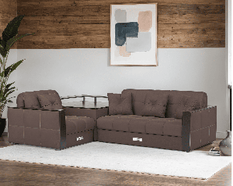 Диван угловой Прага НПБ Рогожка