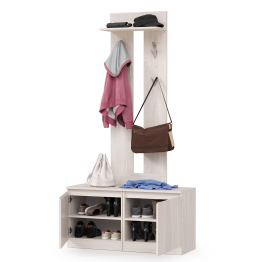 Две тумбы с одной вешалкой Ника