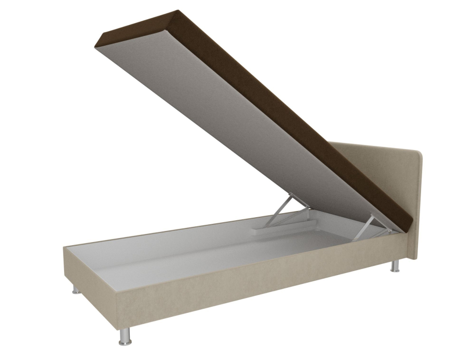 Кровати одноярусные, Кровать Мальта микровельвет