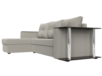 Угловой диван Атланта левый угол, рогожка Амур