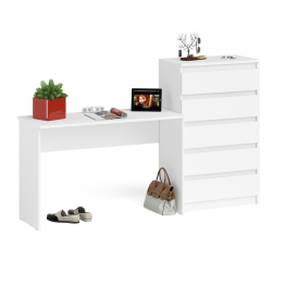 Стол письменный 1200 с комодом 700 5 ящиков Мори