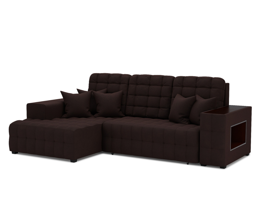Диваны угловые в гостиную, Диван Мадрид Левый угол (Велюр)