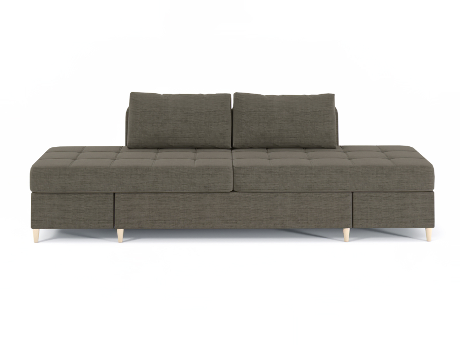 Диваны угловые в гостиную, Диван-кровать угловой Оливер 2 еврокнижка-трансформер, рогожка Люкс