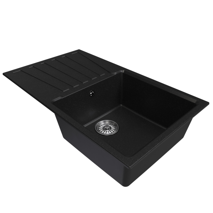 Кухонные мойки, Мойка ML-GM20 с крылом, 830*480*190мм NEW*