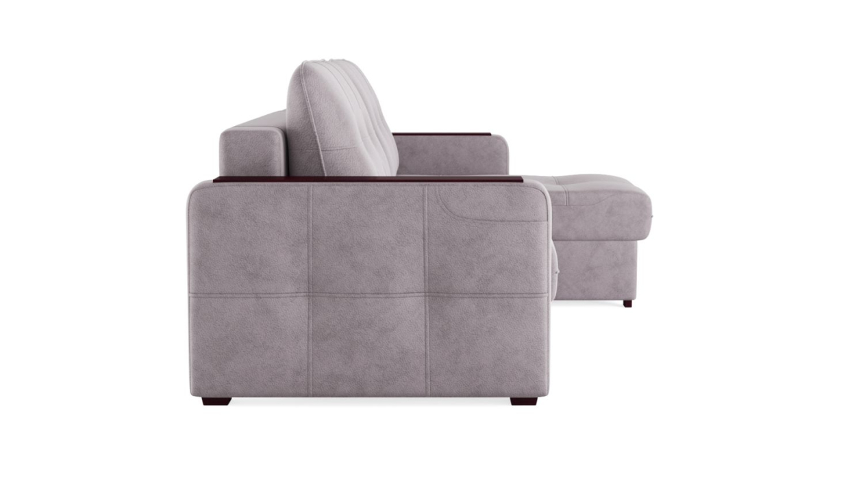 Диваны угловые в гостиную, Диван-кровать угловой Смарт 3 Велюр