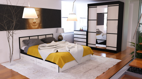 Комод с зеркалом Сакура