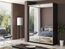 Шкафы-купе, Шкаф купе 2-х дверный Айсберг 180 зеркало