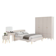Спальные гарнитуры, Два двухдверных шкафа Афина с туалетным столиком и кроватью 1600