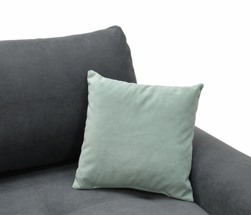 Диваны угловые, Угловой диван Коста, еврокнижка, велюр,  правый угол