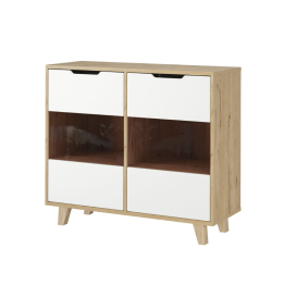 Комод со стеклом Аскис КМ-3