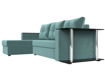 Угловой диван Атланта левый угол, велюр