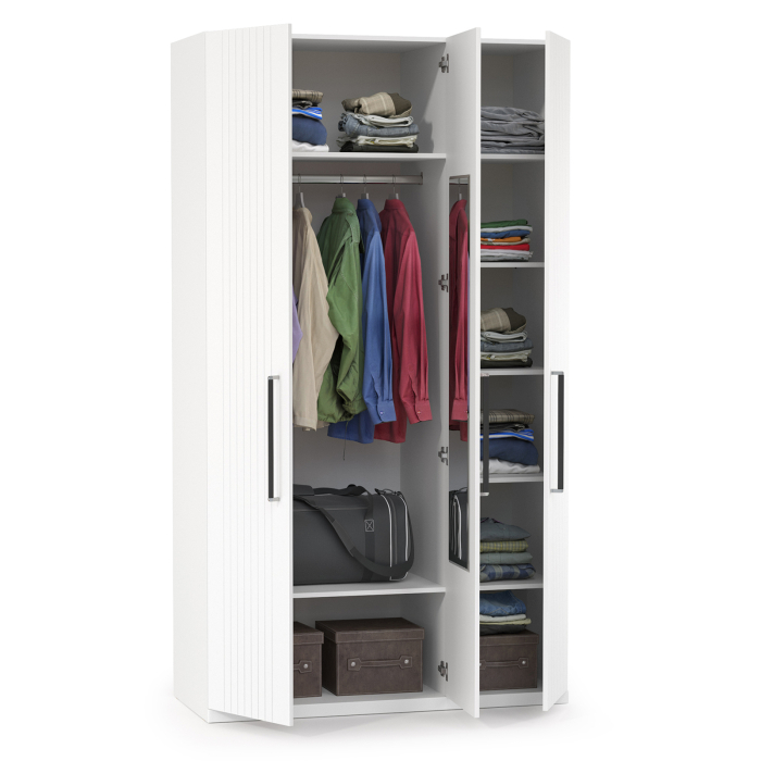 Шкафы распашные, Шкаф комбинированный 3-х дверный Валенсия 13.12