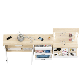 Комод-тумба 123-1604 и туалетный столик с подсветкой СТ-4