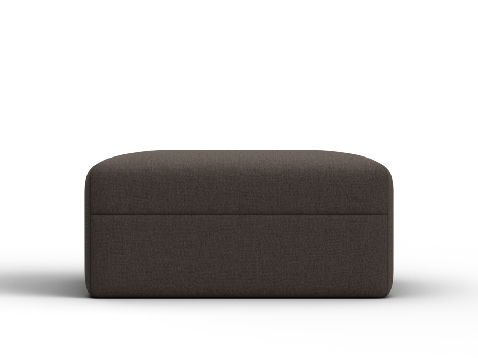 Пуф в прихожую, Модуль пуф Лига-060 НПБ, рогожка Амур