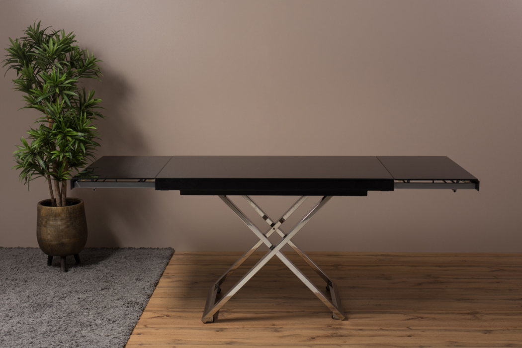 Обеденные столы, Стол-трансформер Shift (опоры нерж.сталь)