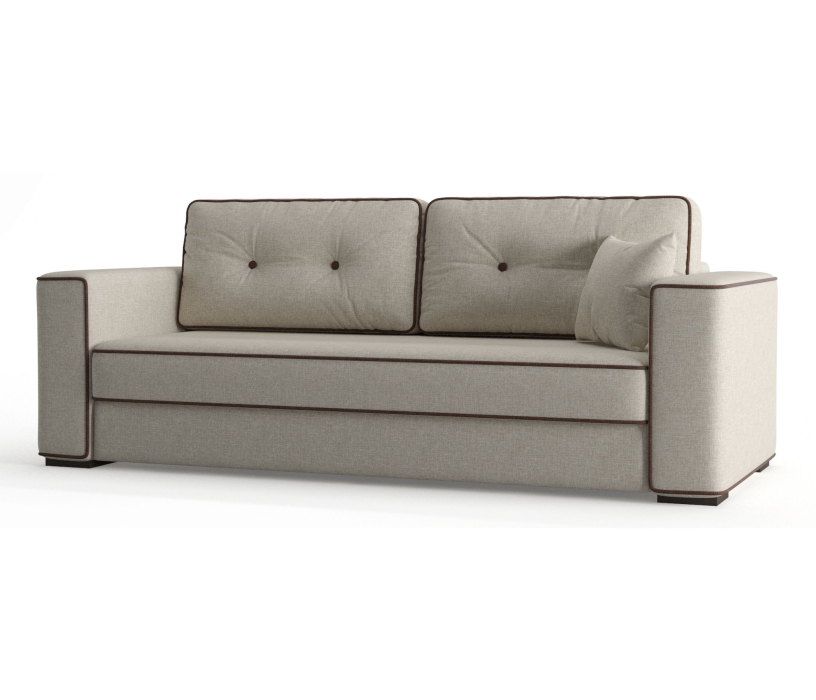 Диваны еврокнижки, Диван-кровать Принстон, независимый пружинный блок, рогожкка