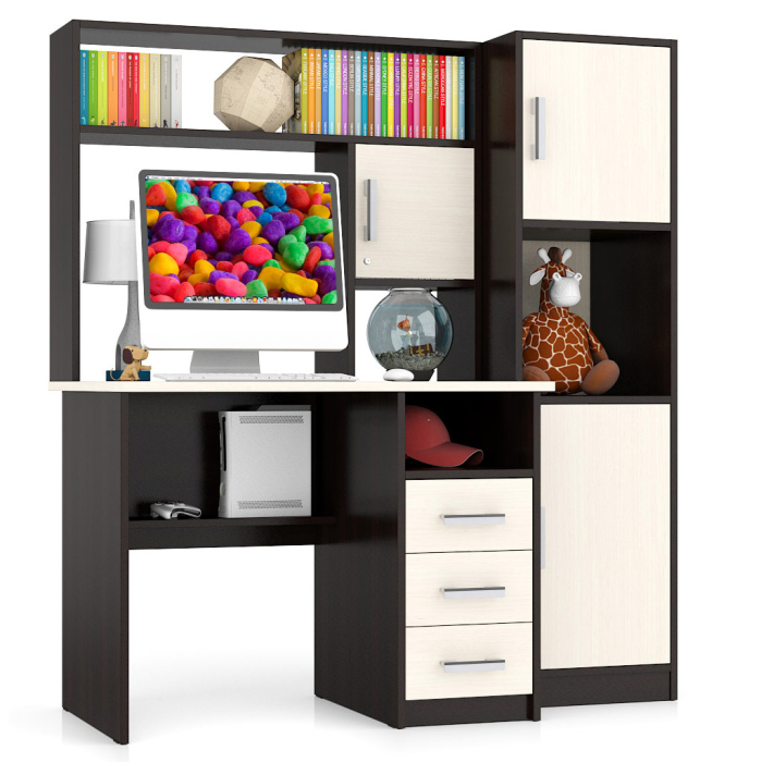 Прямые компьютерные столы, Компьютерный стол с колонкой СК-9