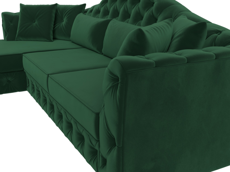 Диваны угловые в гостиную, Диван угловой Артис левый угол, велюр