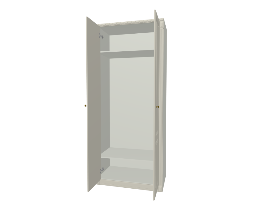 Шкафы распашные, Гостиная Деметра Ш-08 Шкаф  *без карниза