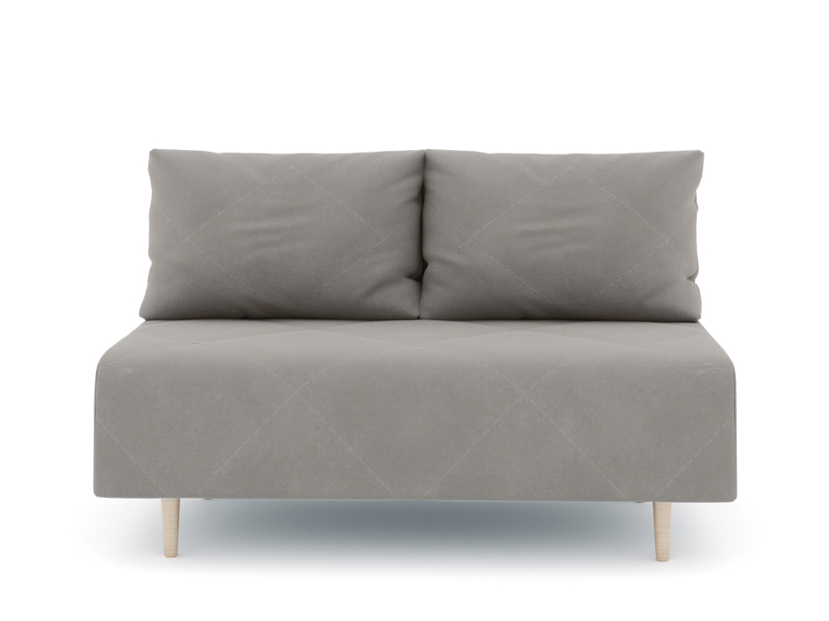 Дизайнерские диваны для гостиной, Диван прямой нераскладной Милли мини 2-х  местный без подлокотников, велюр