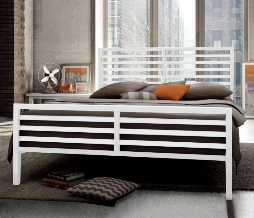 Кровати 140 см, Кровать в стиле лофт Даллас 1.4