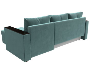 Диван угловой Атланта без стола универсальный угол, велюр