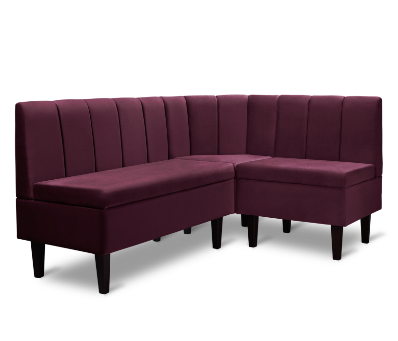 Кухонные уголки, Диван угловой Лео, микровелюр