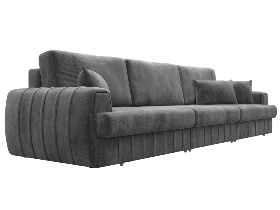 Диваны еврокнижки, Диван прямой Лига-057 НПБ Лонг, велюр TOWER