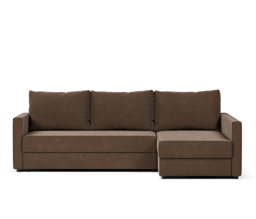 Диваны угловые, Диван угловой Фрисби дельфин, велюр