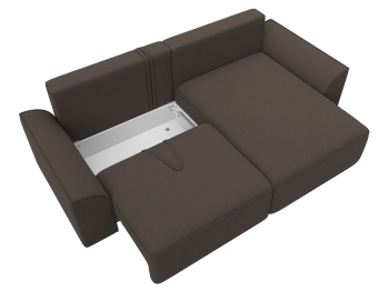 Диван угловой Лига-048 НПБ, рогожка Амур