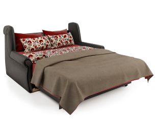 Диван-кровать Аккорд М 120, рогожка/экокожа